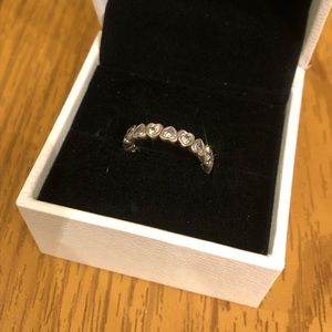 Pandora Linked Love Ring